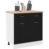 Viseći ormarić Crni hrast 80 x 31 x 81,5 cm Konstruirano drvo | shoptok.hr