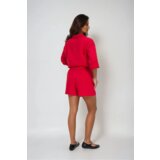 Marisse Red Cotton Shorts | Shoptok.si