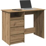 vidaXL Pisalna miza artisan hrast 102x50x75 cm inženirski les | Shoptok.si