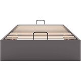  Otomanski okvir kreveta bez madraca sivi 80x200 cm umjetne kože | shoptok.hr