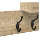 vidaXL Vješalica za kapute na zidu s policom s pohranom 100 x 12 x 43.5 cm | shoptok.hr