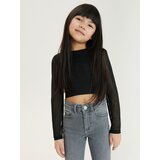 Reserved - Bluza z mrežnimi rokavi - Črna | Shoptok.si