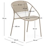 Kave Home Sivorjav vrtni stol Atrani – | Shoptok.si