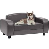 vidaXL Sofa za pse siva 80 x 50 x 40 cm od umjetne kože Cijene