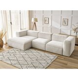 Bobochic Paris Bela kotna sedežna garnitura iz tkanine bouclé (levi kot) Zephyr – | Shoptok.si