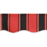  Skrovita tenda S LED lampica Narančasta i smeđa 350 x 250 cm | shoptok.hr