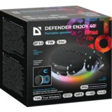 Defender Enjoy 40 prenosni Bluetooth zvočnik 7 W, črn, LED osvetlitev, BT 5.3 (65141) Cene