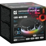 Enjoy 40 prenosni Bluetooth zvočnik 7 W, črn, LED osvetlitev, BT 5.3 (65141)