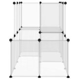  Kavez za male životinje prozirni 142 x 74 x 93 cm PP i čelik | Eponuda.ba