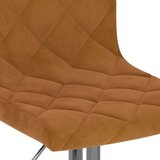  Barski stolci 2 kom smeđi baršunasti | shoptok.hr