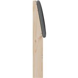  Tapecirani uzglavlje Tamno siva 150 cm Čvrsto borovo drvo | shoptok.hr