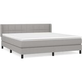  Box spring s madracem svjetlosiva 160x200 cm tkanina | shoptok.hr