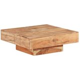 vidaXL Stolić za kavu 80 x 80 x 28 cm od masivnog bagremovog drva | shoptok.hr
