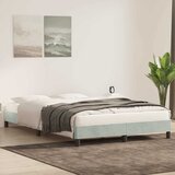  Okvir kreveta bez madraca svijetlo sivi 160x220 cm baršun | shoptok.hr