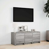 vidaXL TV ormarić s LED svjetlima boja hrasta 97x34x40 cm drveni | shoptok.hr