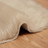  Tepih od umjetne ovčje kože TAFALLA Bež 50 x 80 cm Poliester | shoptok.hr