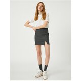 Koton Mini Skirt Slim Fit Side Slit Cene