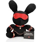 SLINK S-Line Plišana igračkа Rabbit Bondage, 40cm, Crna Cene