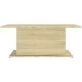 vidaXL Klubska mizica sonoma hrast 102x55,5x40 cm iverna plošča | Shoptok.si
