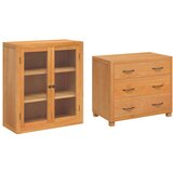  Set namještaja za pohranu s ladicama Smeđa Konstruirano drvo | shoptok.hr