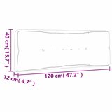  Jastuk za palete crveni 120 x 40 x 12 cm od tkanine | Eponuda.com