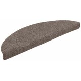  Prostirke za stepenice, samoljepljive, 15 kom, 56x17x3 cm, bež, poluokrugle | shoptok.hr