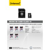 Intenso Micro SD kartica 64 GB Class 10 z adapterjem - SDXCmicro+ad-64GB/Class10 | Shoptok.si