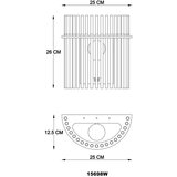 Globo zidna lampa 1XE27 gorley glob 15698W | ePonuda.com