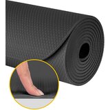 Rebel ACTIVE Strunjača (prostirka) za jogu, pilates i fitnes, 183x61 cm, debljina 4 mm, materijal TPE, crna boja, model RBA-3157-BK | Eponuda.com