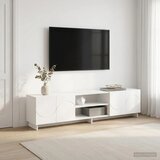  TV stalak 180 x 34 5 x 40 cm Bijela Konstruirano drvo - Bijela 179.5 x 34.5 x 40 cm | shoptok.hr