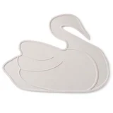 Outlet by lille vilde® silikonska podloga za hranjenje swan beige (razstavni eksponat)