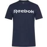 Reebok Sport Funkcionalna majica marine / bela