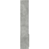  Visoka komoda siva boja betona 92x33x180 cm konstruirano drvo | shoptok.hr