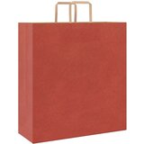  Papirnate vrećice 250 kom s ručkama crvene 45x17x48 cm | shoptok.hr