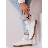 DStreet Sportowe sneakersy damskie PEARLSTEP białe | Shoptok.si