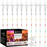 springos SVETLOBNA ZAVESA 300 LED 3x3m tok BANKE GIRLANDE LUČKE DALJINSKI UPRAVLJALNIK ŽICE, (21638742) | Shoptok.si