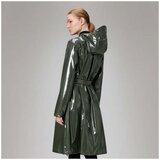 Rains Vetrovke A LINE LONGER W JACKET W3 Zelena | Shoptok.si