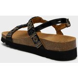 Scholl BOGOTA SANDAL-crno/zlatna sandala | ePonuda.com