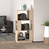 The Living Store Knjižna omara/pregrada 51x25x101 cm trdna borovina - Knjižna Omara, (21431717) Cene