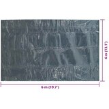  Plutajući PE solarni pokrov za bazen 600 x 400 cm crno-plavi | shoptok.hr