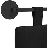  Držeće uzglavlje Zidne Crna 150 x 55 x 5 cm tkanina - Crna 140 cm bez LED | shoptok.hr