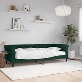  Dnevni krevet s madracem tamnozeleni 80 x 200 cm baršunasti | shoptok.hr