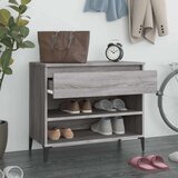 Ormarić Omarica za čevlje siva sonoma 70x36x60 cm inženirski les, (20716342) | Shoptok.si