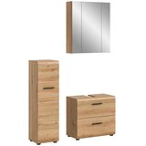 MID.YOU Kopalnica Ice, Barva Hrasta, 3-Delna | Shoptok.si