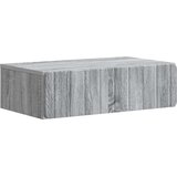 Stolna Stenska stranska miza Siva Sonoma 59 x 34,5 x 17 cm, (5000232408) Cene