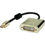 Roline Mini-DisplayPort / DVI adapterski kabel mini DisplayPort vtič, DVI-D 24+1-polna vtičnica 0.1 m črna/zlata 12.03.3176 4K UHD DisplayPort kabel, (20418273) Cene