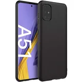 Silikonski ovitek za samsung galaxy A51 A515 - mat črn