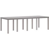  9-dijelni set za obedovanje u vrtu sivi poli ratan | shoptok.hr