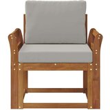  Set vanjskih sofa Čvrsto drvo akacije i poliester | shoptok.hr