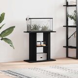 vidaXL Stojalo za akvarij črn hrast 60x30x60 cm inženirski les | Shoptok.si